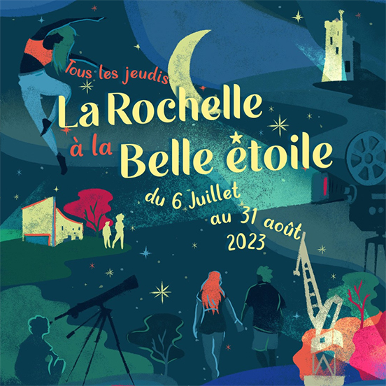 Création affiche La Rochelle à la Belle Etoile 2023