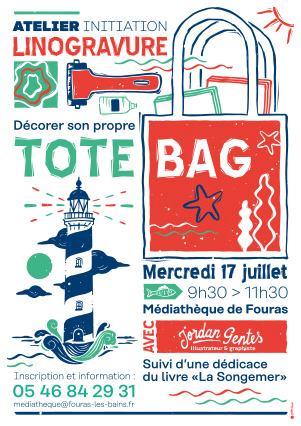 affiche-atelier-linogravure-mediatheque-fouras-juillet-2024