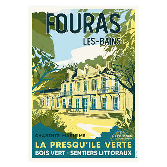 affiche-fouras-les-bains-presquile-verte-jordan-gentes-552