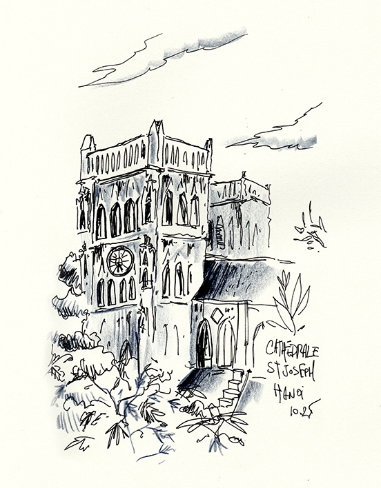 croquis-vietnam-jordan-gentes-hanoi-cathedrale-saint-joseph