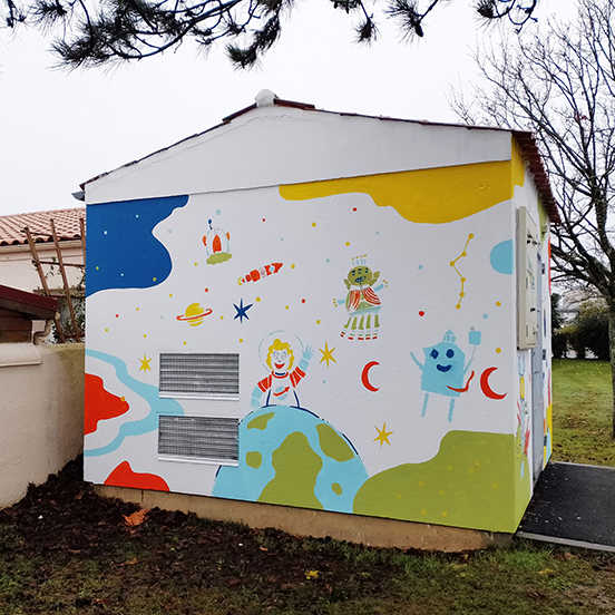 fresque-avec-enfants-transformateur-puilboreau-jordan-gentes