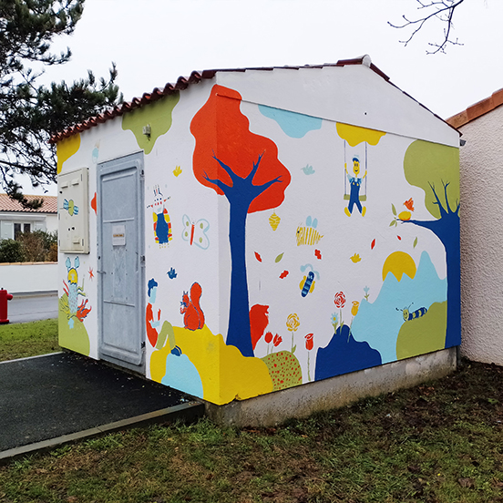 fresque-avec-enfants-transformateur-puilboreau-jordan-gentes