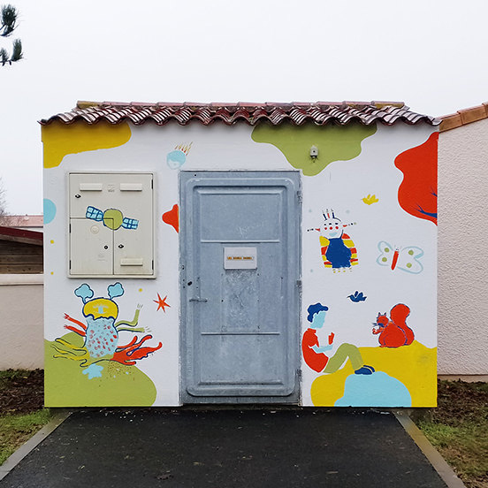 fresque-avec-enfants-transformateur-puilboreau-jordan-gentes